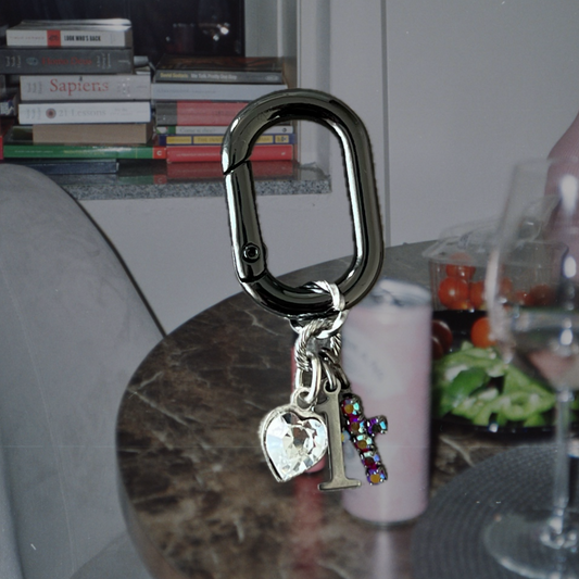 keychain heart n cross